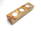 'Silk Moth' (Acrylic and Gold Leaf on Wood) £30