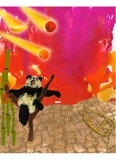 An Illustration describing an article about the extinction of Panda Pops