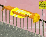 An Illustration describing an article about the craze planking being dangerous
