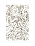 Flesh Drawing 19. Ink on Paper. 19cm x 13.5cm