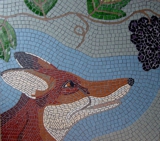  Fox And Grapes  Mosaic